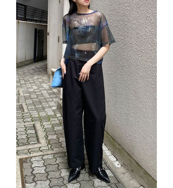 MURUA「【LIA KIMURA&times;MURUA】シアーTシャツ」|Tシャツ・カットソー|
