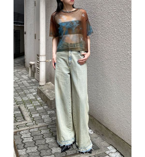 MURUA「【LIA KIMURA&times;MURUA】シアーTシャツ」|Tシャツ・カットソー|