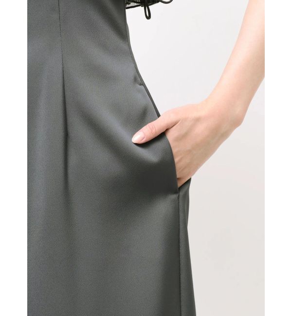 LAGUNAMOON「LADYミックステクスチャーボレロキャミワンピース」|ワンピース|