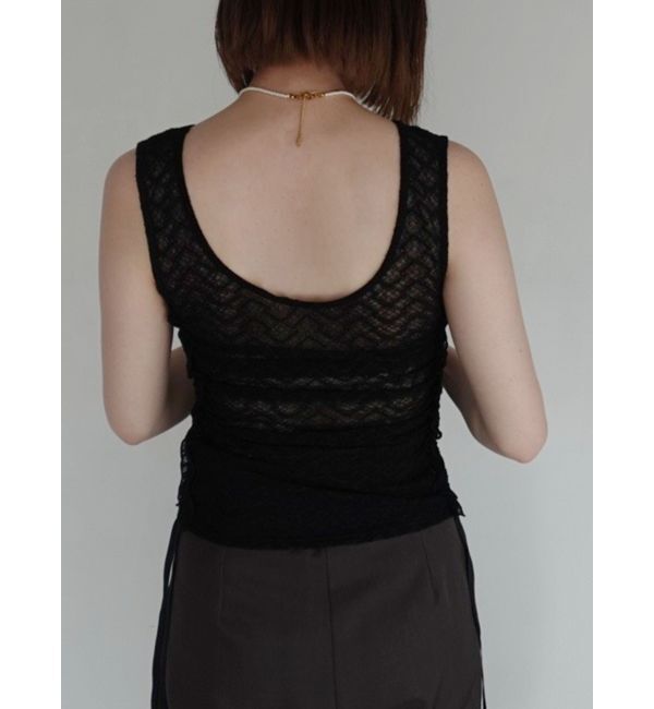 LAGUNAMOON「ドロストレースカットトップス」|Tシャツ・カットソー|