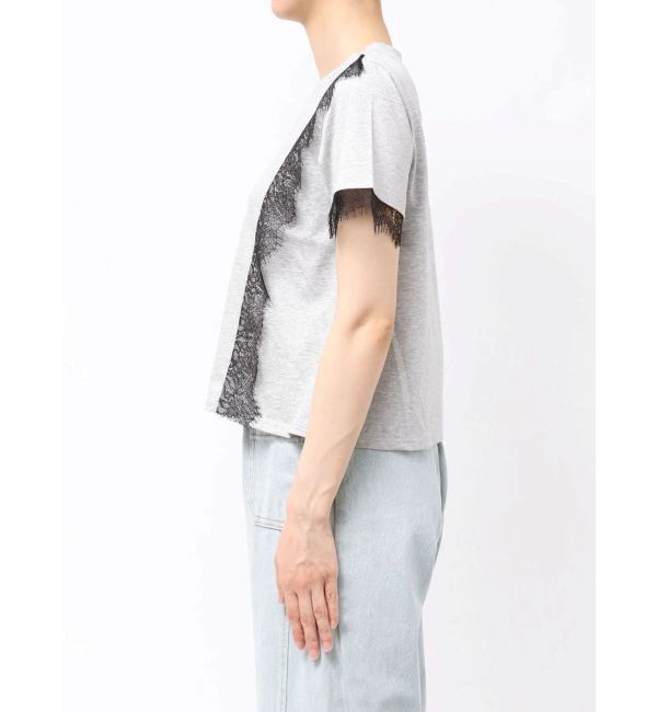 LAGUNAMOON「レースドッキングTシャツ」|Tシャツ・カットソー|