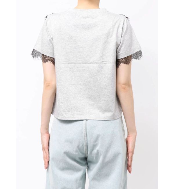 LAGUNAMOON「レースドッキングTシャツ」|Tシャツ・カットソー|