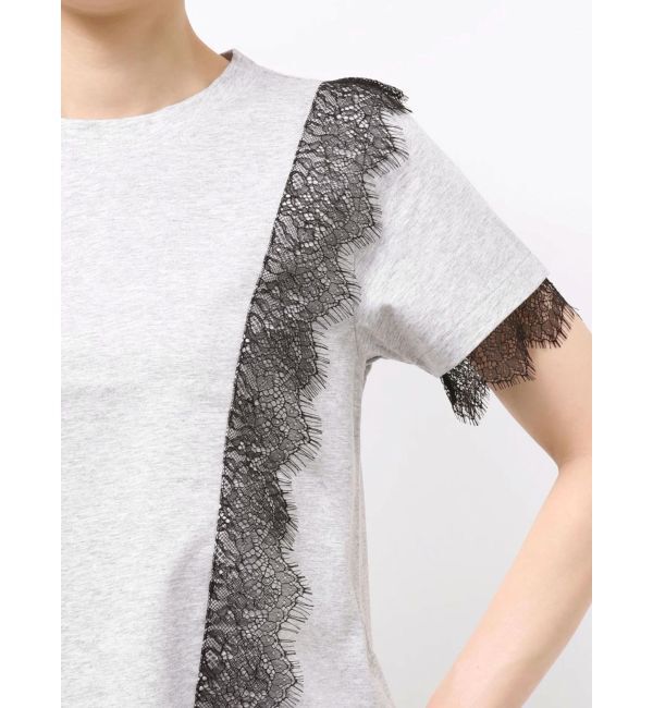 LAGUNAMOON「レースドッキングTシャツ」|Tシャツ・カットソー|