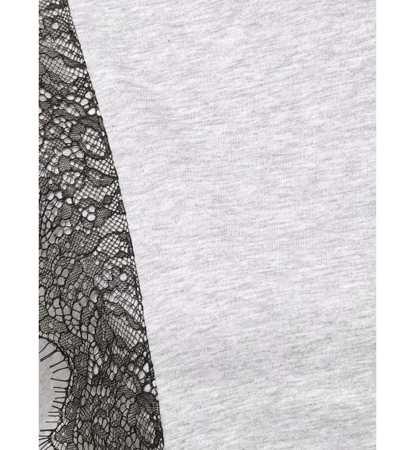 LAGUNAMOON「レースドッキングTシャツ」|Tシャツ・カットソー|