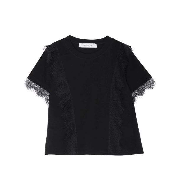 LAGUNAMOON「レースドッキングTシャツ」|Tシャツ・カットソー|