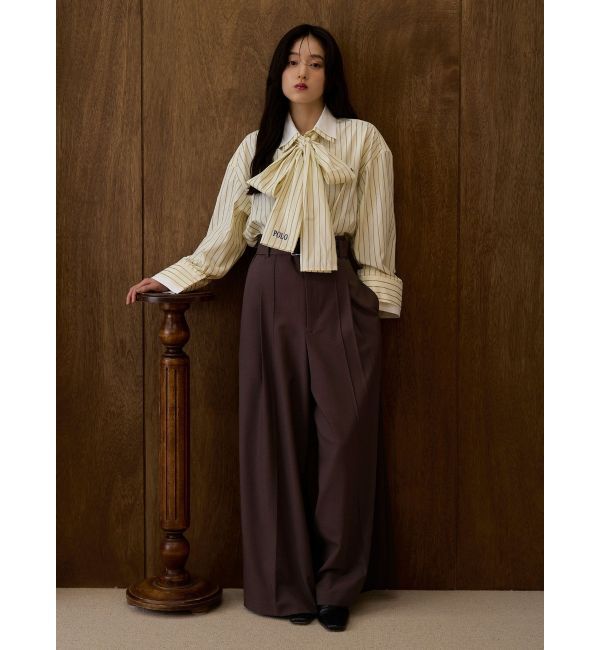 LAGUNAMOON「【POLO BCSコラボ】ボウタイシャツ」|シャツ・ブラウス|