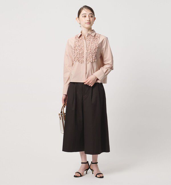 UNITED ARROWS「ファブリカ ミニフリル シャツ」|シャツ・ブラウス|
