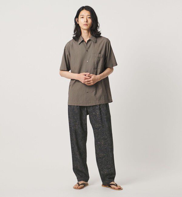 UNITED ARROWS「ペイズリー プリント イージーパンツ」|チノ|