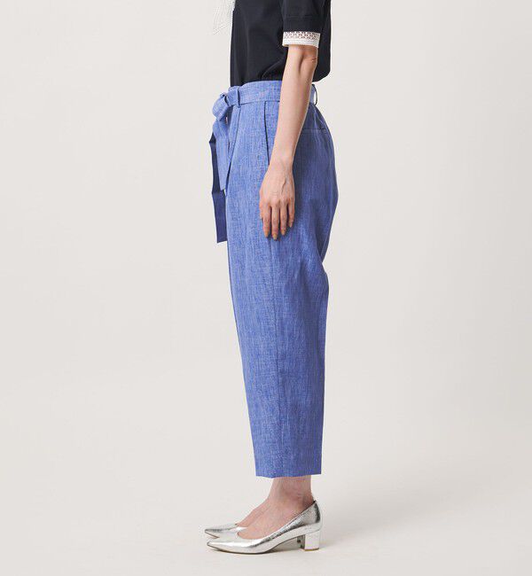 UNITED ARROWS「ハケメ ライク テーパードパンツ ‐ウォッシャブル‐」|スラックス|