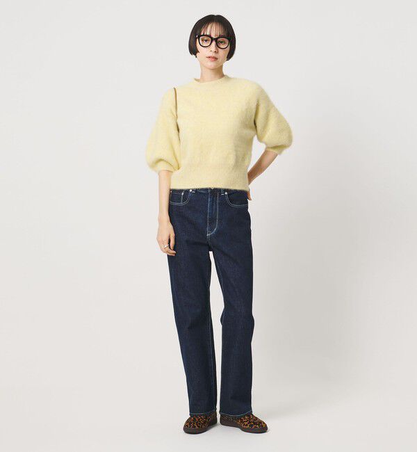 UNITED ARROWS「フォックスカシミヤ パフスリーブ ニット」|ニット・セーター|