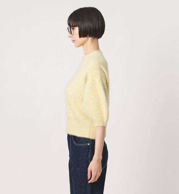 UNITED ARROWS「フォックスカシミヤ パフスリーブ ニット」|ニット・セーター|