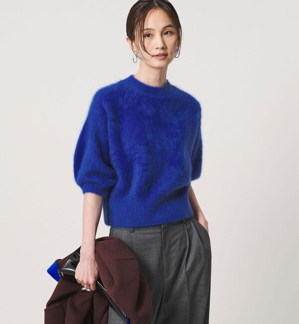 UNITED ARROWS「フォックスカシミヤ パフスリーブ ニット」|ニット・セーター|ROYAL
