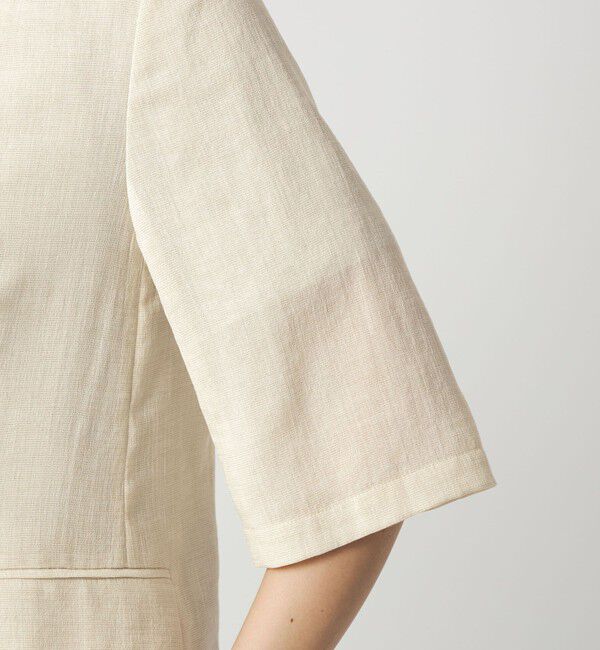 UNITED ARROWS green label relaxing「【結論シリーズ】シアーエアミドルスリーブジャケット マシンウォッシャブル 接触冷感 通気性」|テーラードジャケット|