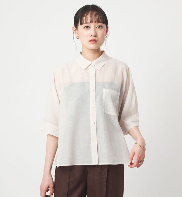 UNITED ARROWS green label relaxing「アキハ バック タック シャツ」|シャツ・ブラウス|