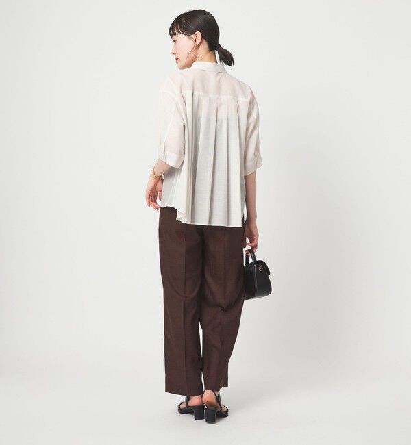 UNITED ARROWS green label relaxing「アキハ バック タック シャツ」|シャツ・ブラウス|