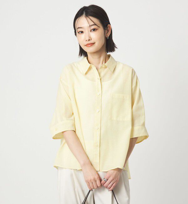 UNITED ARROWS green label relaxing「アキハ バック タック シャツ」|シャツ・ブラウス|