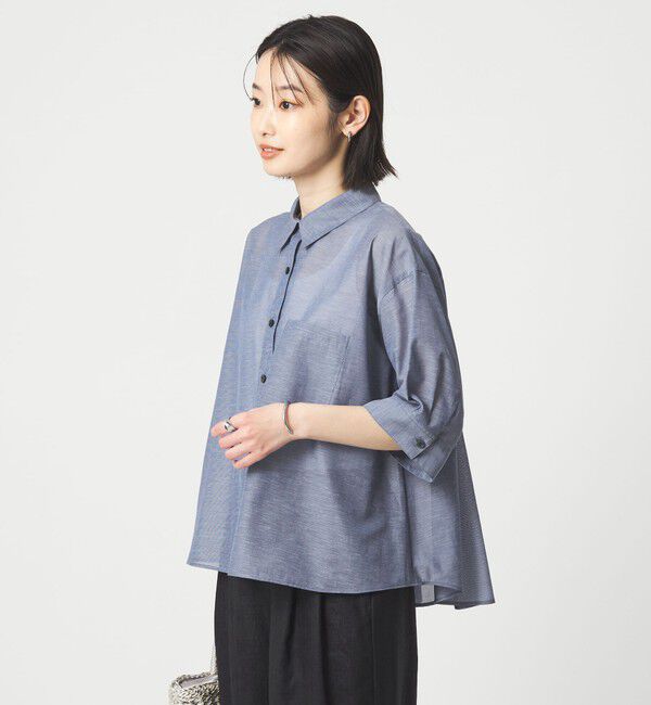 UNITED ARROWS green label relaxing「アキハ バック タック シャツ」|シャツ・ブラウス|