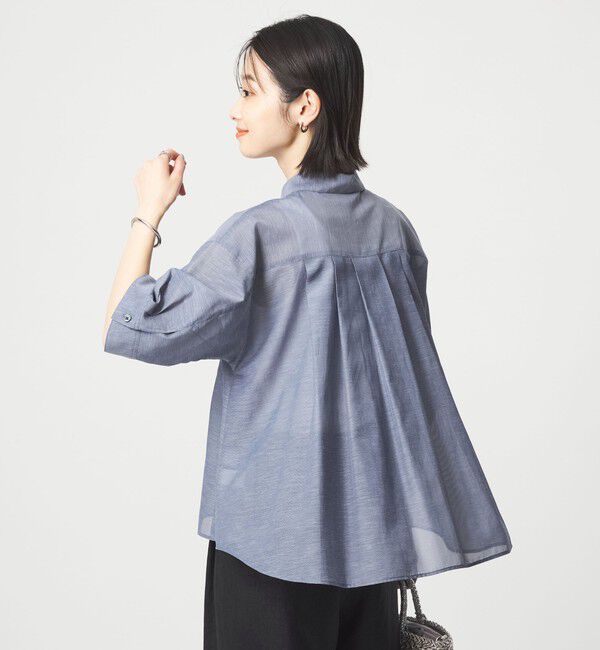 UNITED ARROWS green label relaxing「アキハ バック タック シャツ」|シャツ・ブラウス|