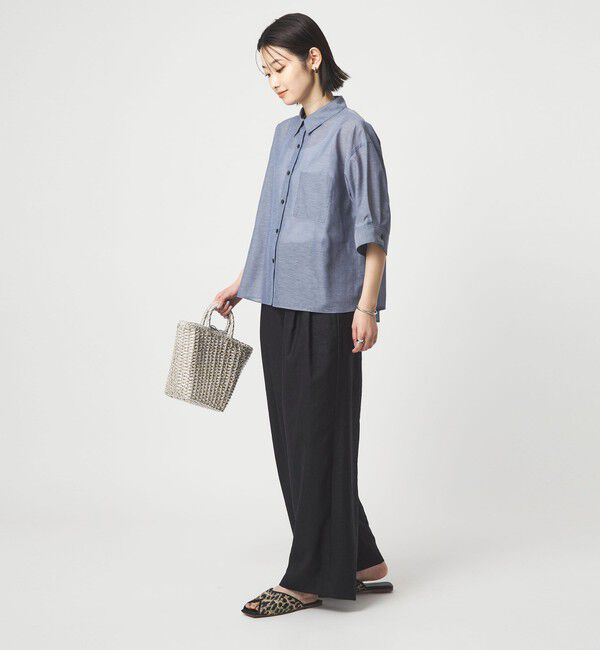 UNITED ARROWS green label relaxing「アキハ バック タック シャツ」|シャツ・ブラウス|
