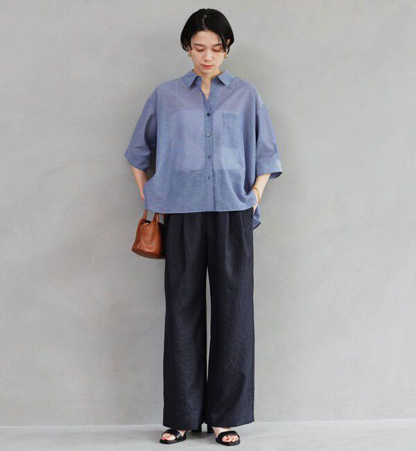 UNITED ARROWS green label relaxing「アキハ バック タック シャツ」|シャツ・ブラウス|