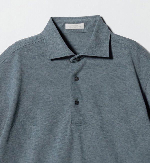 UNITED ARROWS green label relaxing「プライムフレックス ドット メッシュ カッタウェイ ビズポロ ポロシャツ -ストレッチ・吸水速乾・通気性-」|ポロシャツ|