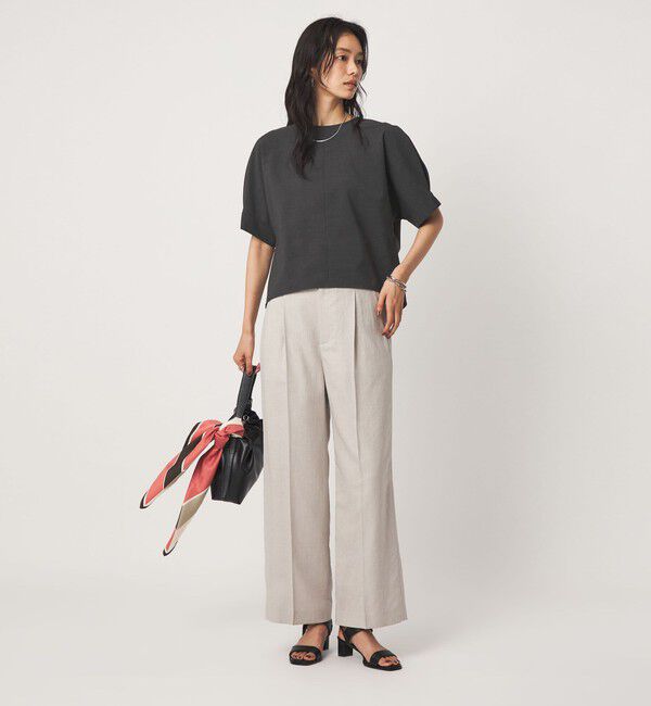 UNITED ARROWS green label relaxing「リネンライク ブラウス 2 マシンウォッシャブル 接触冷感」|シャツ・ブラウス|