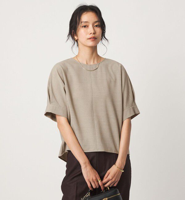 UNITED ARROWS green label relaxing「リネンライク ブラウス 2 マシンウォッシャブル 接触冷感」|シャツ・ブラウス|