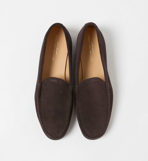 UNITED ARROWS green label relaxing「GLR スエード ヴァンプ モカシン スリッポン」|スリッポン|