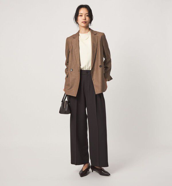 UNITED ARROWS green label relaxing「［size SHORTあり］トリアセ ライト ダブルジャケット  UVカット 通気性」|テーラードジャケット|
