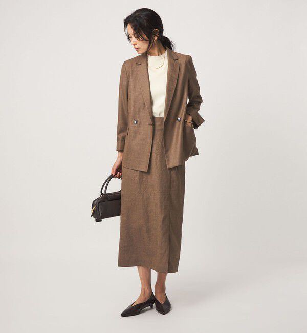 UNITED ARROWS green label relaxing「［size SHORTあり］トリアセ ライト ダブルジャケット  UVカット 通気性」|テーラードジャケット|