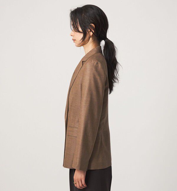 UNITED ARROWS green label relaxing「［size SHORTあり］トリアセ ライト ダブルジャケット  UVカット 通気性」|テーラードジャケット|