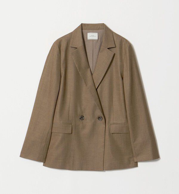 UNITED ARROWS green label relaxing「［size SHORTあり］トリアセ ライト ダブルジャケット  UVカット 通気性」|テーラードジャケット|