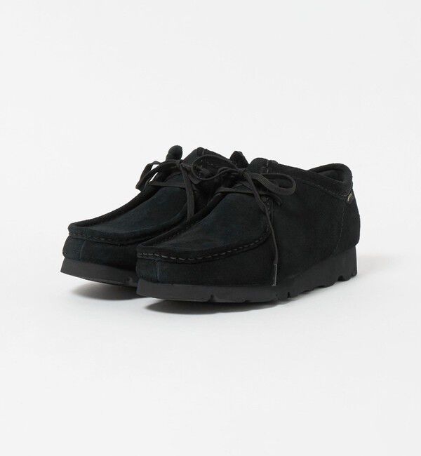 UNITED ARROWS green label relaxing「＜Clarks Originals＞ワラビー ゴアテックス ブラックスエード シューズ」|モカシン|