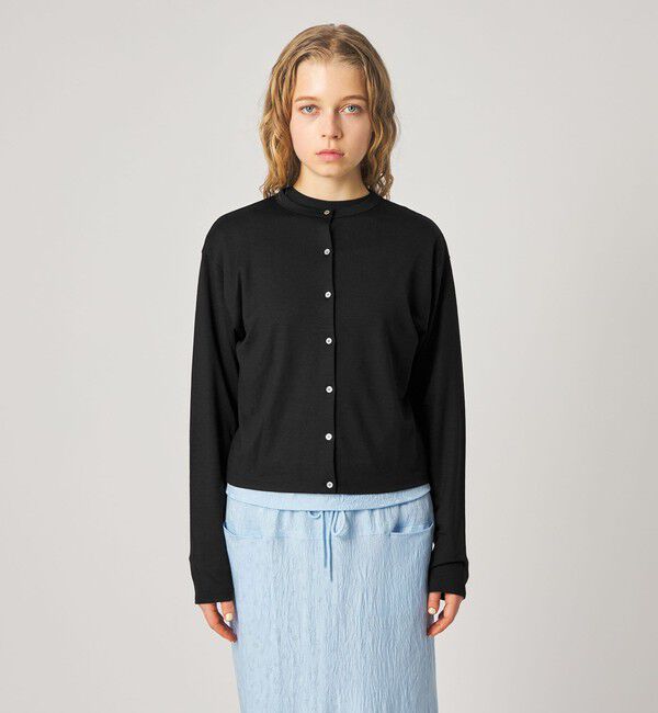 STEVEN ALAN「＜Steven Alan＞ウール ジャージー カーディガン」|カーディガン|