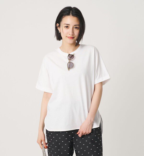 BEAUTY&YOUTH UNITED ARROWS「コットン天竺 ラウンドヘム Tシャツ」|Tシャツ・カットソー|