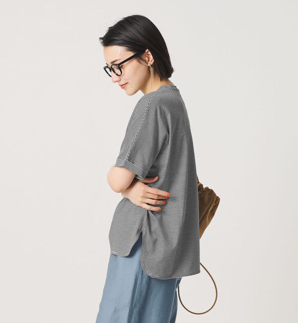 BEAUTY&YOUTH UNITED ARROWS「コットン天竺 ラウンドヘム Tシャツ」|Tシャツ・カットソー|