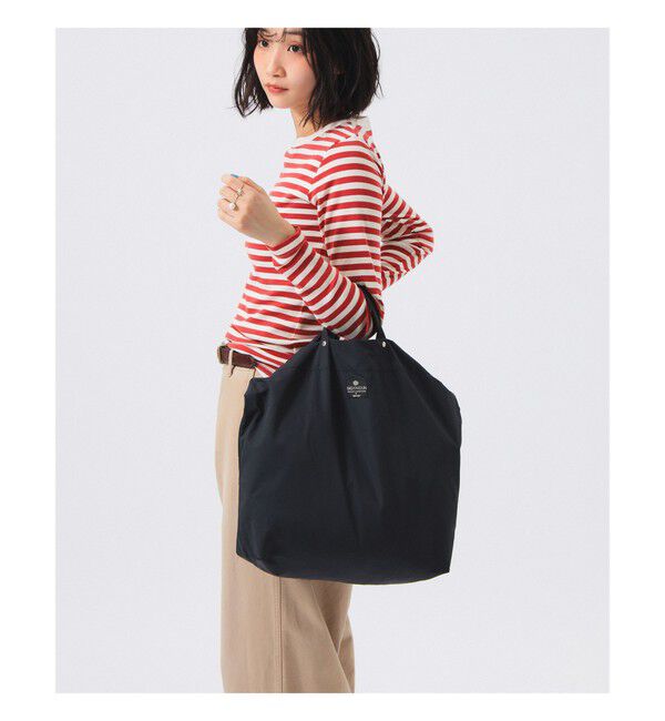 BEAMSBOY「【WEB限定】【別注】BAG&rsquo;n&rsquo;NOUN / NYLON PACK MAT」|トートバッグ|BLACK