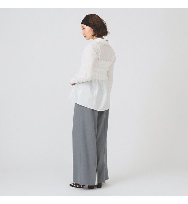Ray BEAMS 「ビスチェ シャーリング シャツ」|シャツ・ブラウス|