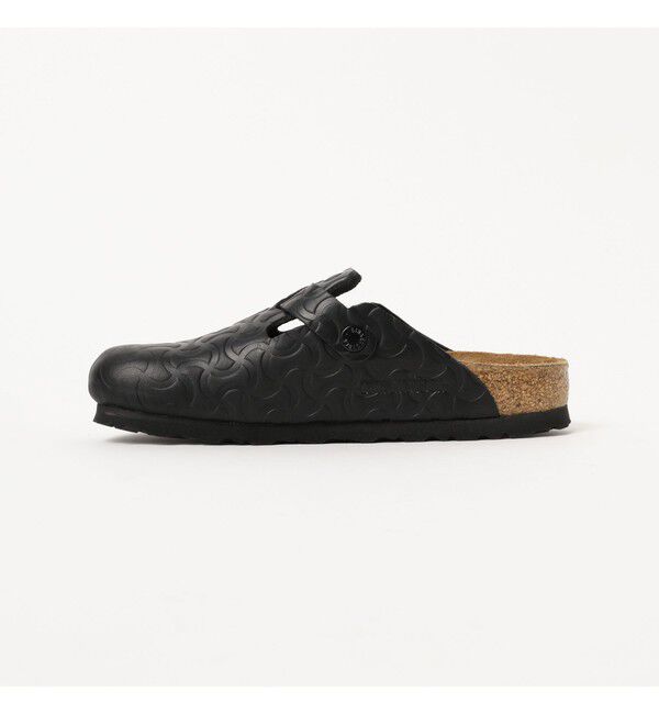 BEAMSBOY「【別注】BIRKENSTOCK / BOSTON &ldquo;BONE PATTERN&rdquo; Smooth BLACK」|サンダル|