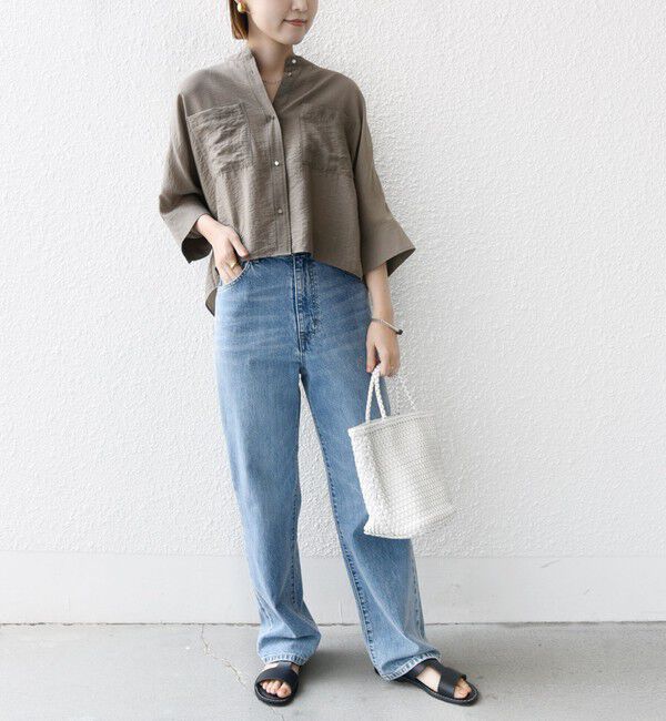 SHIPS for women「【実力派ベーシック】〈手洗い可能〉シルク混 シアー 羽織 シャツ」|シャツ・ブラウス|