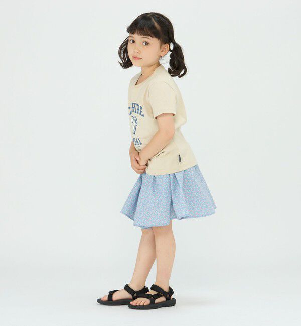 SHIPS Colors 「SHIPS Colors:〈洗濯機可能〉フラワー プリント ガウチョ パンツ(80~130cm)」|キュロット|