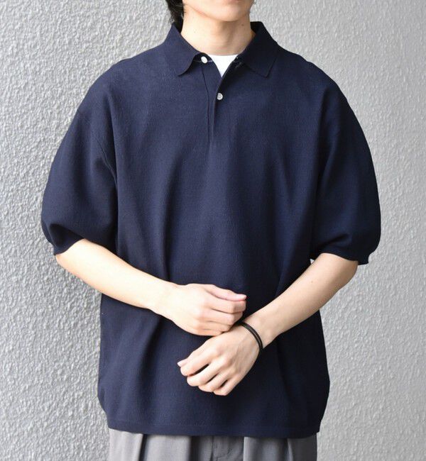 SHIPS any「SHIPS any:〈手洗い可能〉TEXBRID(R) ドライタッチ サマー ニット 半袖 ポロシャツ◇」|ポロシャツ|