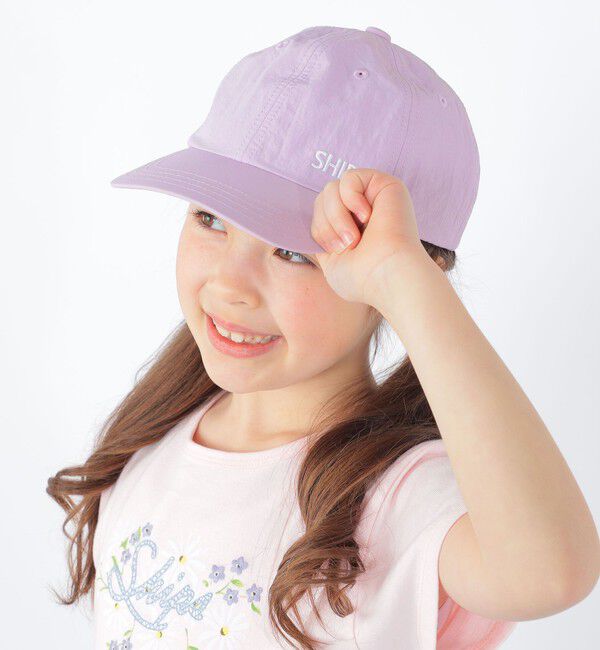 SHIPS KIDS「SHIPS KIDS:日除け付き ロゴ キャップ」|キャップ・キャスケット|