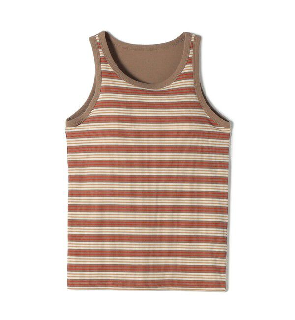 SHIPS Colors 「SHIPS Colors:〈手洗い可能〉ボーダー カップ タンクトップ◇」|タンクトップ|
