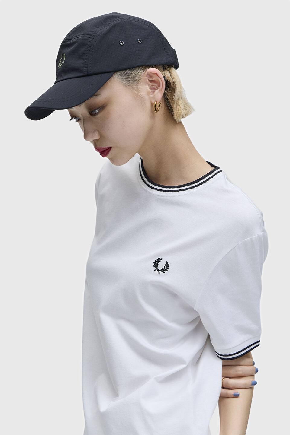 FRED PERRY 「Twin Tipped T-Shirt／ティップラインTシャツ M1588」|Tシャツ・カットソー|