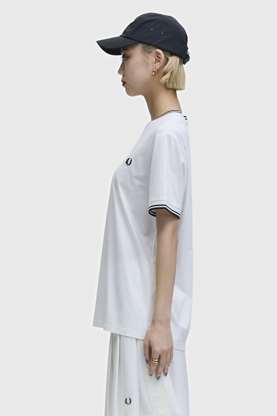 FRED PERRY 「Twin Tipped T-Shirt／ティップラインTシャツ M1588」|Tシャツ・カットソー|