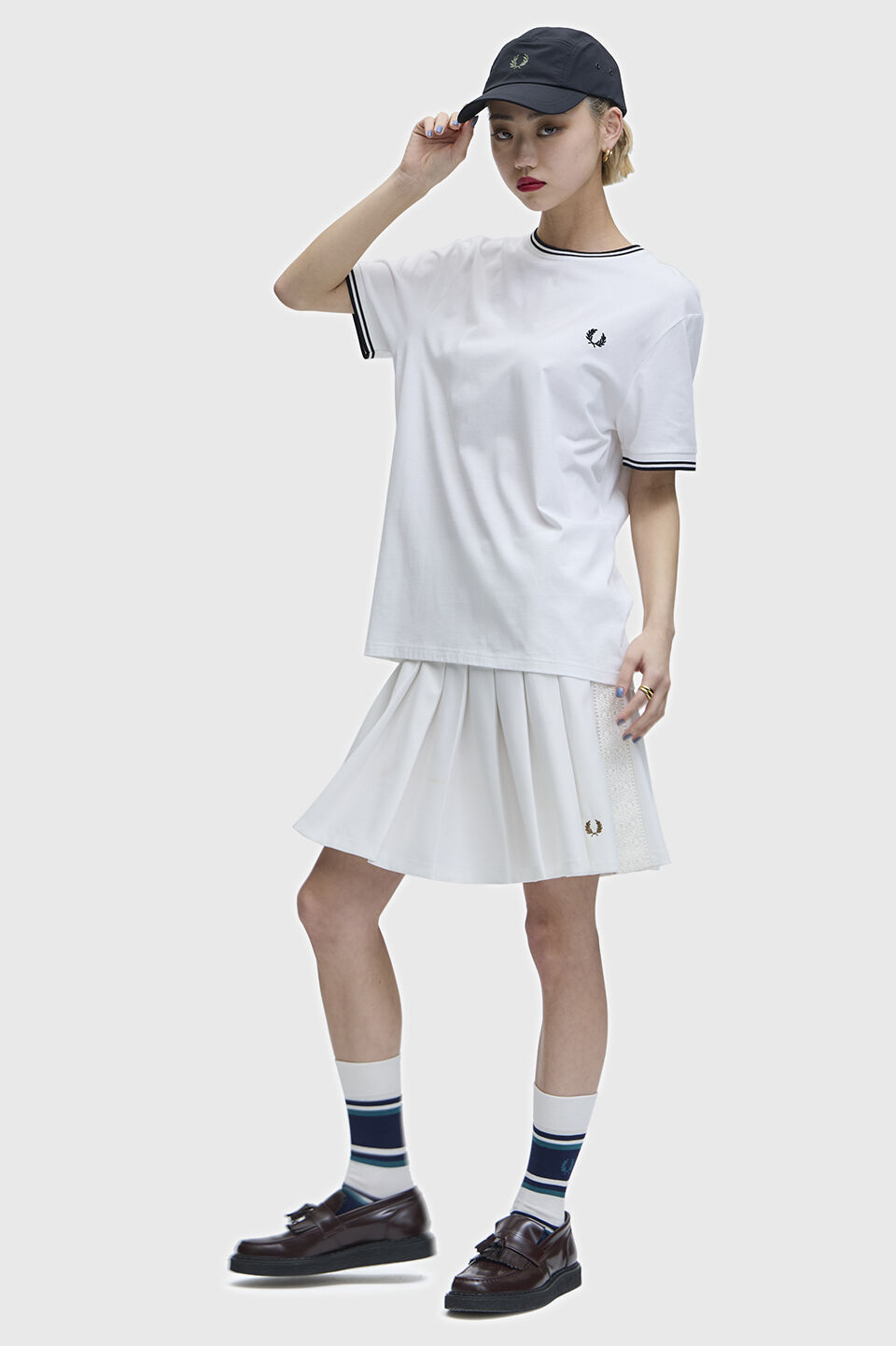 FRED PERRY 「Twin Tipped T-Shirt／ティップラインTシャツ M1588」|Tシャツ・カットソー|