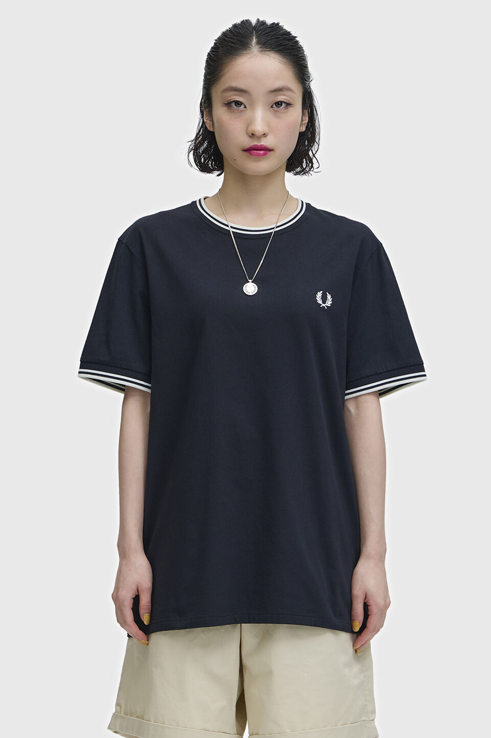 FRED PERRY 「Twin Tipped T-Shirt／ティップラインTシャツ M1588」|Tシャツ・カットソー|