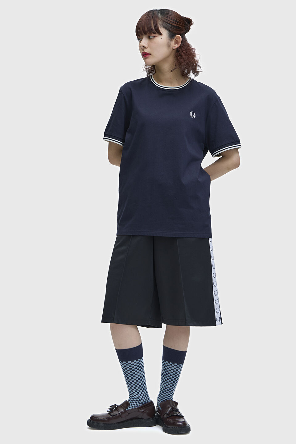FRED PERRY 「Twin Tipped T-Shirt／ティップラインTシャツ M1588」|Tシャツ・カットソー|
