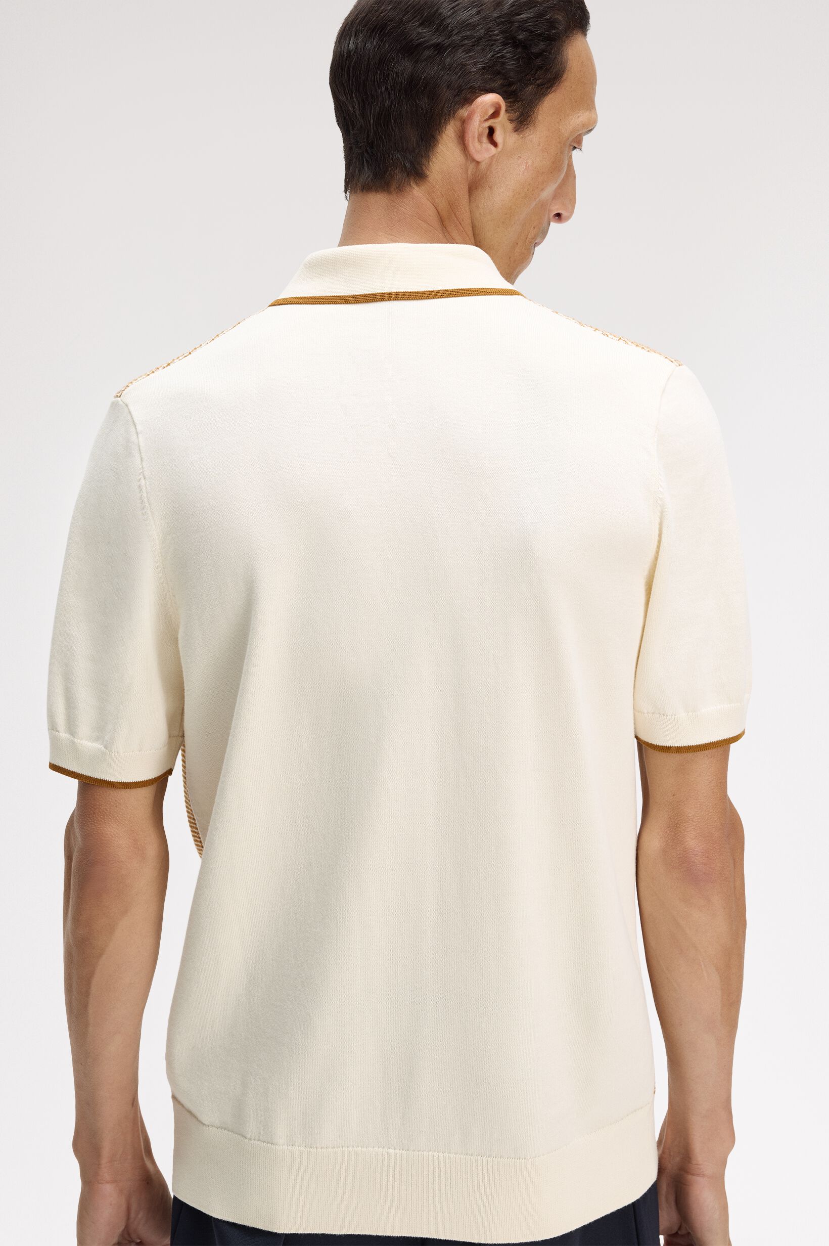 FRED PERRY 「Tonic Waffle Knitted Shirt ／トニックワッフルニットポロシャツ」|ポロシャツ|
